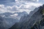 Dachstein and Gosaugletscher from Zwieselalm
