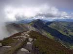 Towards Col de Vèry, From Mt. Joly, Near Megève