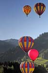 Hot Air Balloons, Praz-sur-Arly, Near Megève, FRANCE