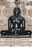 Black Marble Statue of Tirthankara Rishabha (Adinath), Adinath Temple, KHAJURAHO
