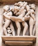 Erotic Sculpture, Lakshman Temple, West Temples, KHAJURAHO
