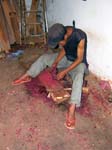 Marquetry, Staining with shoe polish (Courtesy of Caroline Egglestone), Ambositra, Between Antananarivo & Ranomafana