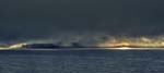 Stormy sunset over Loch Scridain
