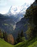 Eiger and Mönch, From Mürren, Lauterbrunnen, Bernese Oberland,